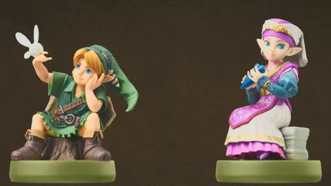 Amiibo de Young Link e Young Zelda para Ocarina of Time Remake
