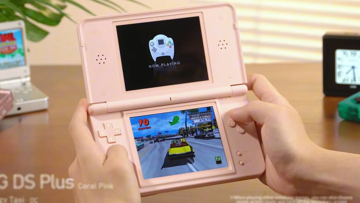 Anbernic apresenta novo clone do Nintendo DS, com desempenho em jogos de PS1, N64 e Dreamcast