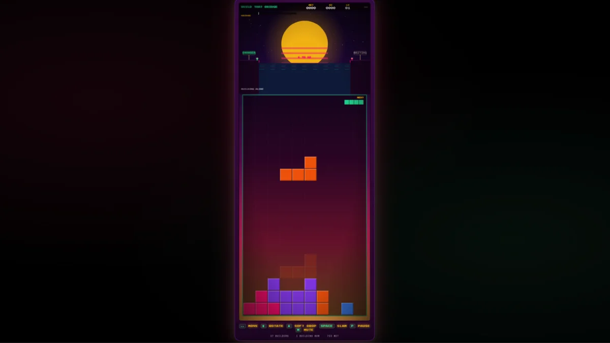 Artista holandês cria jogo "Build that Bridge" como resposta ao "Build the Wall" da Casa Branca