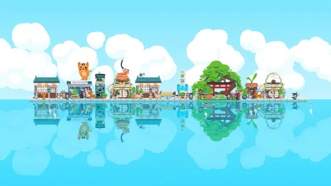 Cat Isle: O novo simulador de gestão que traz gatos pixelados para o Steam