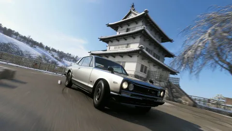 Como completar o desafio de foto no Castelo Hirosaki em Forza Horizon 6