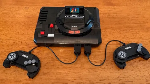Console Sega Genesis em Lego: uma construção nostálgica com pequenos desafios
