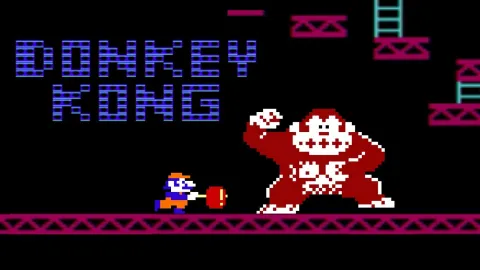 Construção antecipada do arcade Lego Donkey Kong indica anúncio iminente