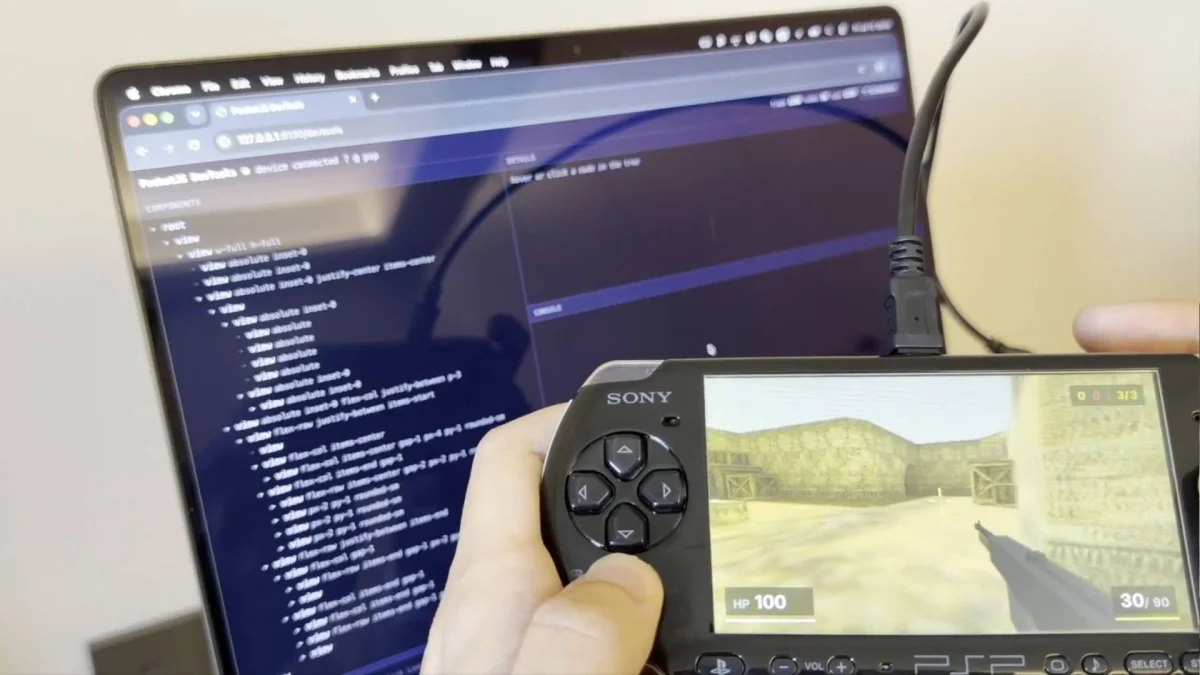 Counter-Strike é rodado em um PSP por modder
