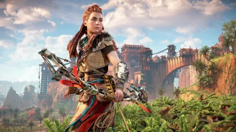 Descontos em versões especiais da franquia Horizon para PS5 na Amazon