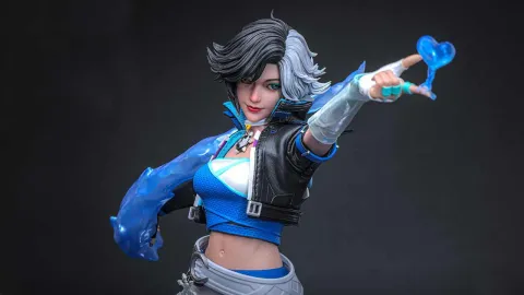 Hot Toys Apresenta Nova Figura de Luna Snow para Marvel Rivals