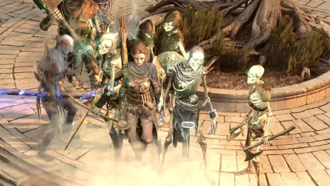 Jogadores de Path of Exile 2 quebram o jogo ao invocar 2.000 esqueletos