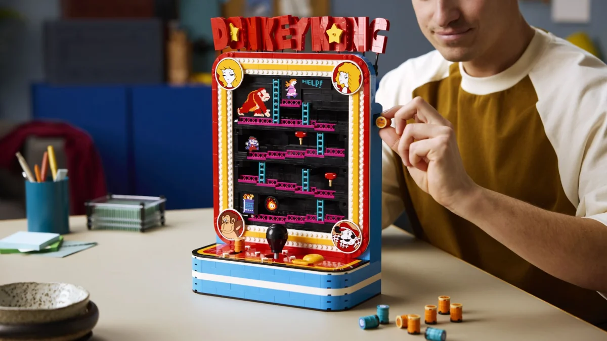 Lego revela set jogável do arcade Donkey Kong