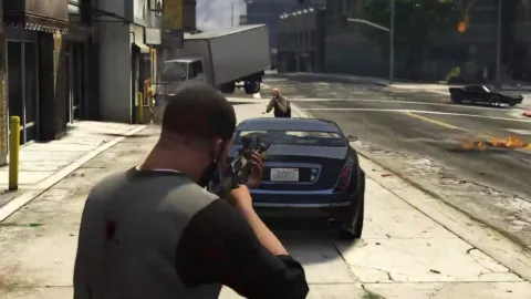 Mod adiciona caçadores de jogadores em GTA 5, mas conflitos com outros mods atrapalham