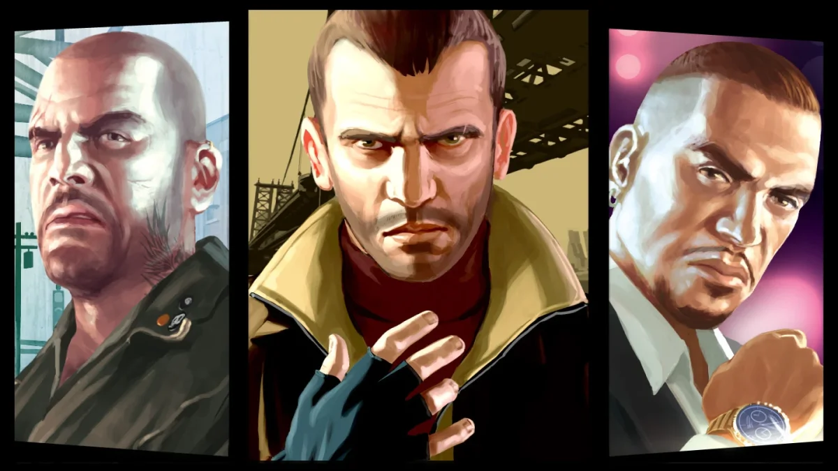 Mod une Niko, Johnny e Luis de GTA IV em um só jogo