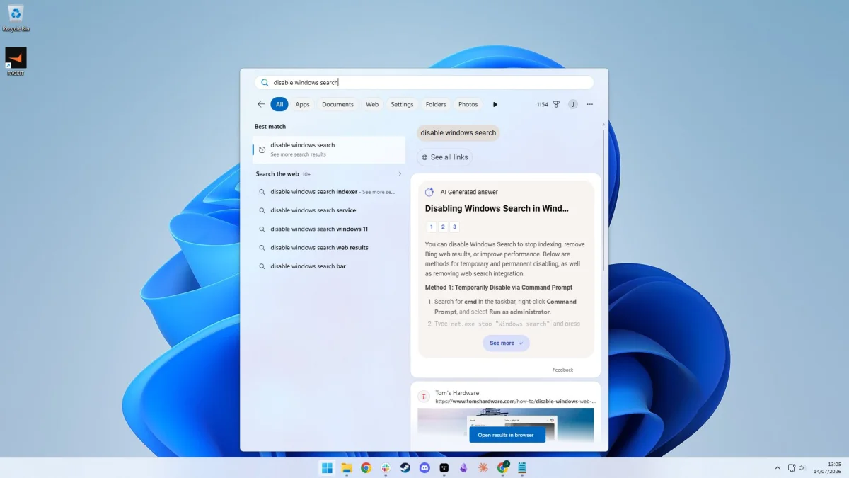 Mudanças no Menu Iniciar e Busca do Windows 11 Prometem Melhorias Significativas