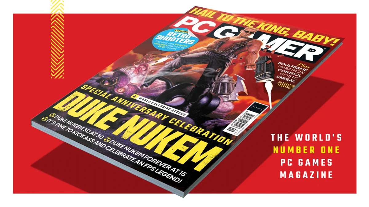 Nova edição da revista PC Gamer traz especial de Duke Nukem