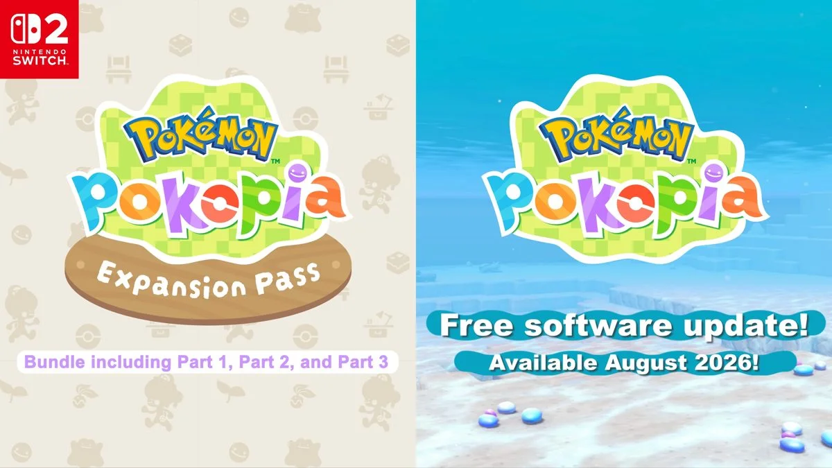 Pokémon Pokopia: Atualização e DLC do Expansion Pass