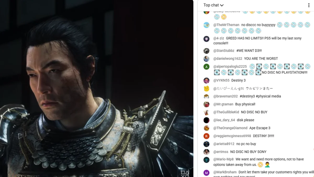 Protestos marcam State of Play da Sony em meio a polêmica sobre jogos físicos