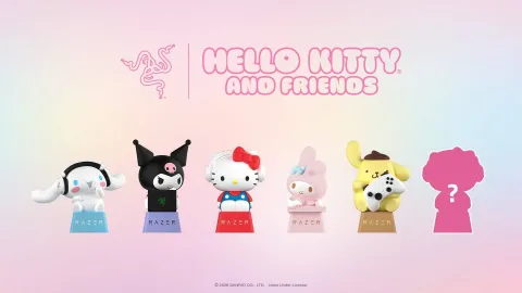 Razer Lança Teclas Personalizadas da Sanrio com Hello Kitty e Amigos