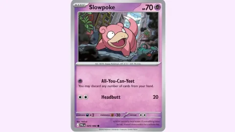 Slowpoke Recebe Novo Movimento no Pokémon TCG: 'All-You-Can-Yeet'