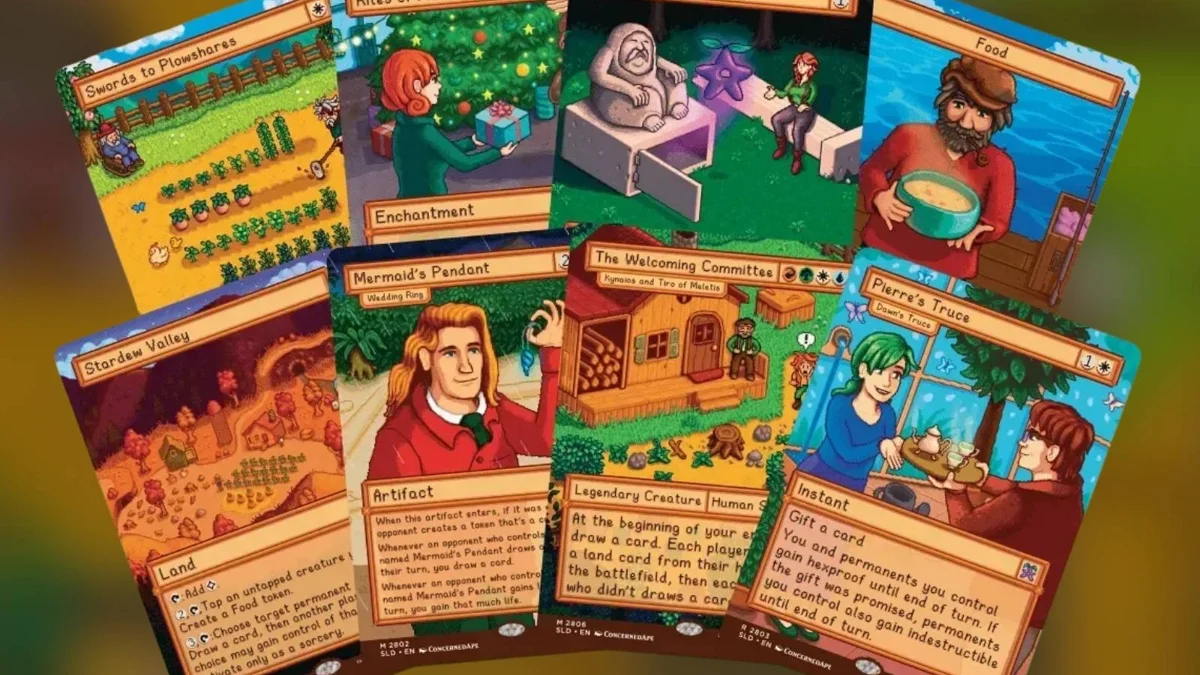 Stardew Valley faz crossover com Magic: The Gathering em nova coleção