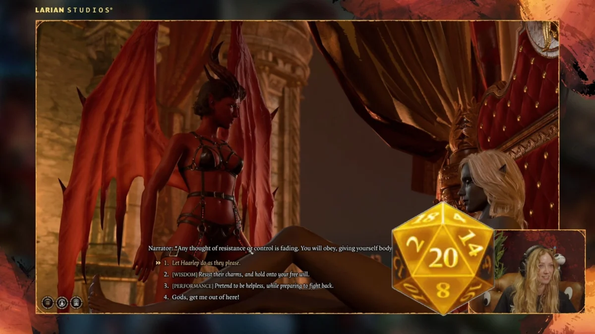 Stream de Baldur’s Gate 3 é encerrado no YouTube por cenas de sexo