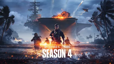 Temporada 4 de Battlefield 6 traz combate naval e colaboração com Top Gun