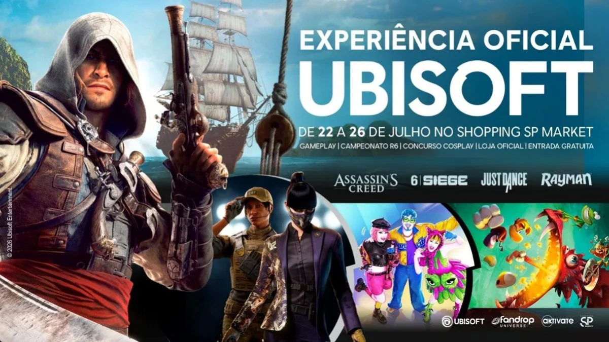 Ubisoft anuncia pop-up store com ativações e produtos exclusivos para fãs