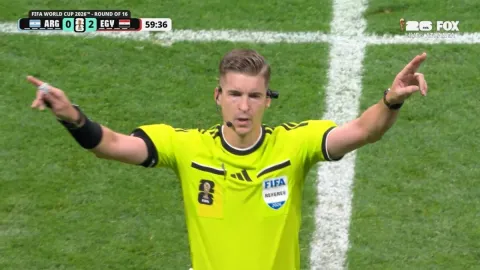 VAR gera polêmica em partida entre Egito e Argentina na Copa do Mundo 2026