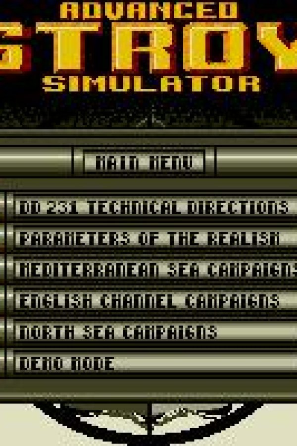 Capa de Advanced Destroyer Simulator