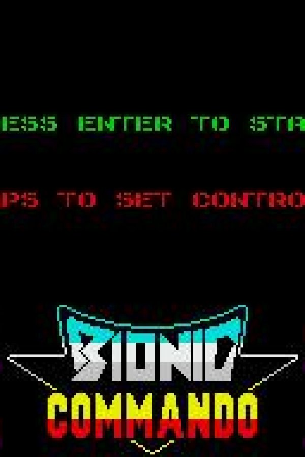 Capa de Bionic Commando (1987)