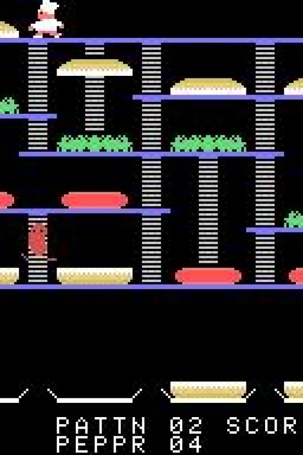 Capa de BurgerTime (1982)
