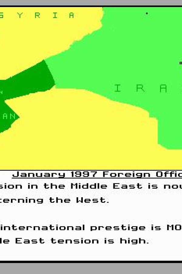 Capa de Conflict: Middle East Political Simulator