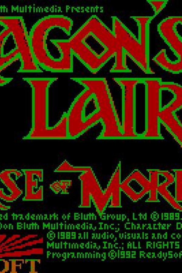 Capa de Dragon's Lair III: The Curse of Mordread