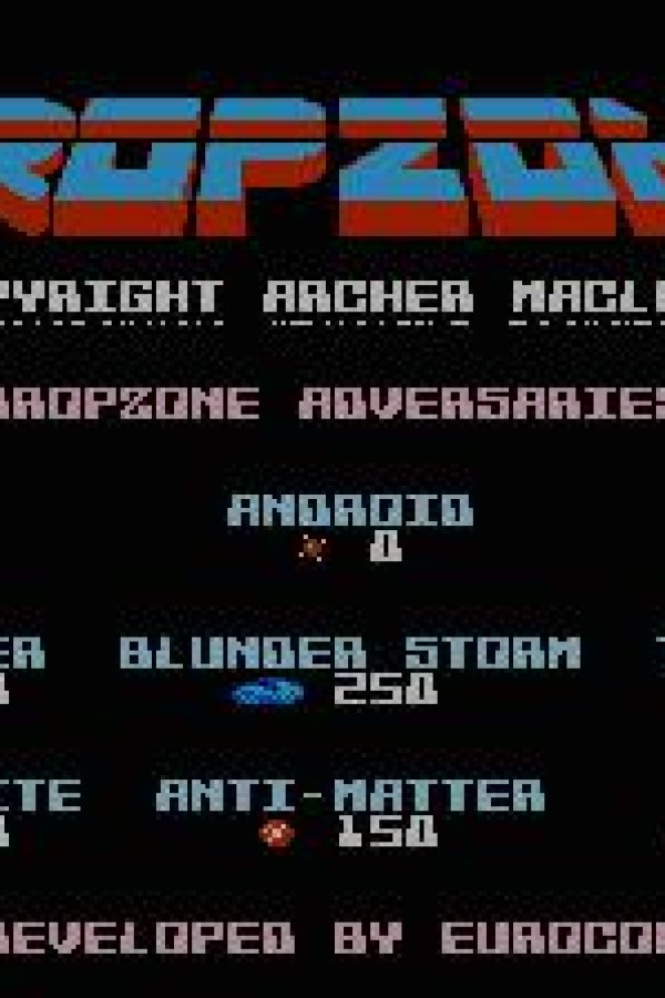 Capa de Dropzone (1984)