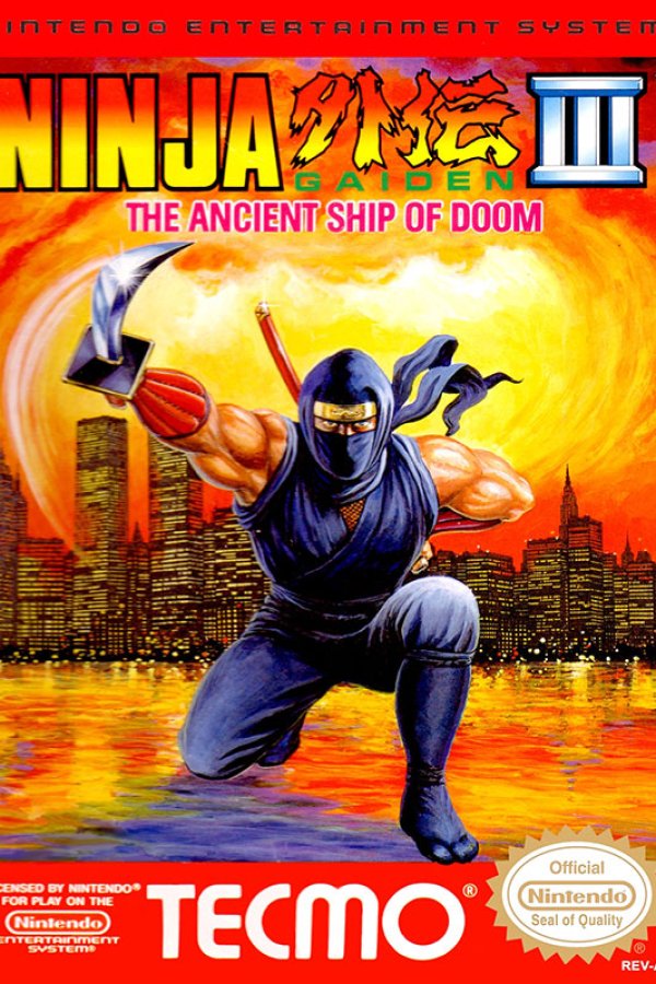 Capa de Ninja Gaiden III: The Ancient Ship of Doom (1991)