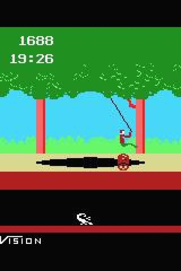 Capa de Pitfall! (1982)