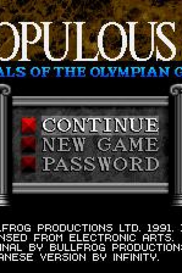 Capa de Populous II: Trials of the Olympian Gods