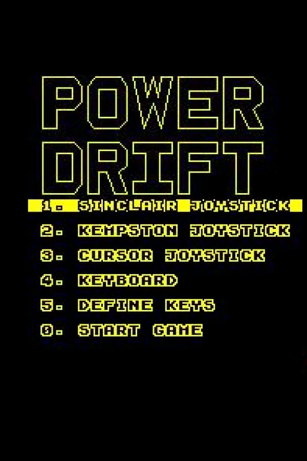 Capa de Power Drift (1988)