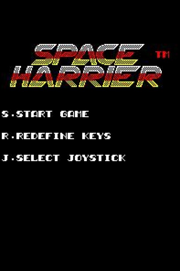 Capa de Space Harrier (1986)