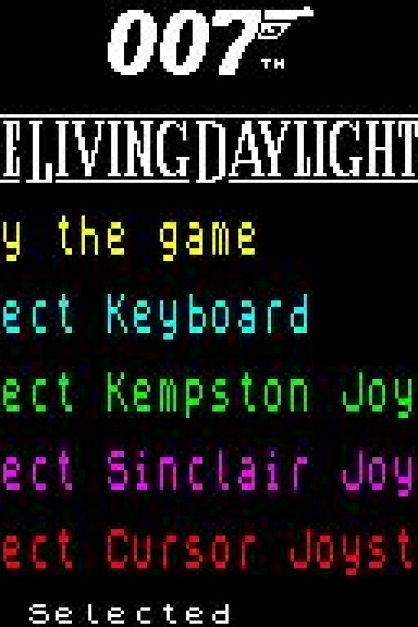 Capa de The Living Daylights