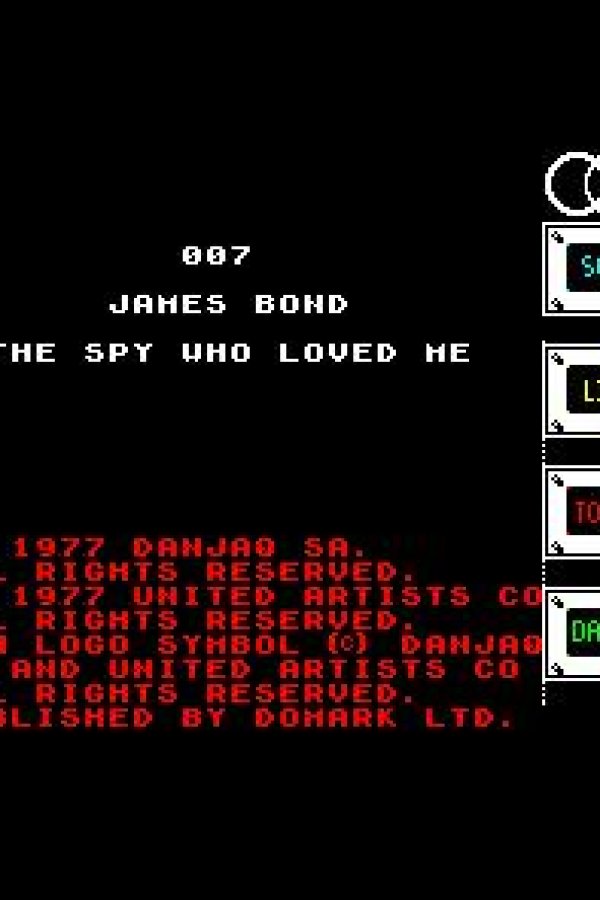 Capa de The Spy Who Loved Me