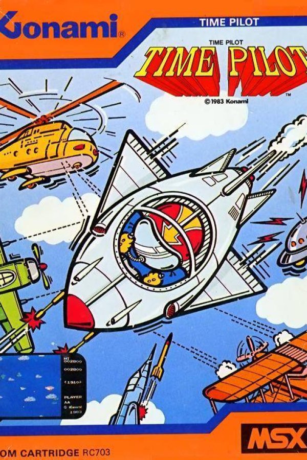 Capa de Time Pilot (1982)