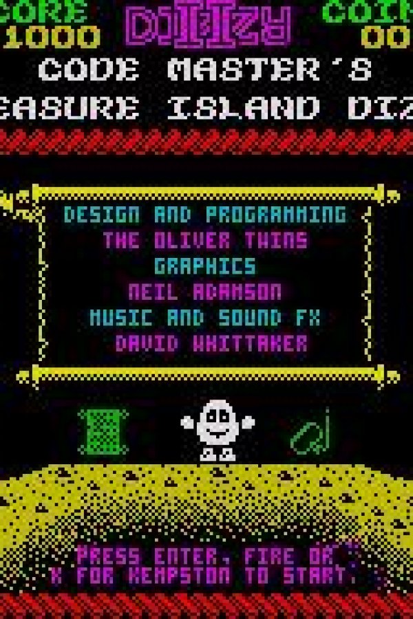 Capa de Treasure Island Dizzy