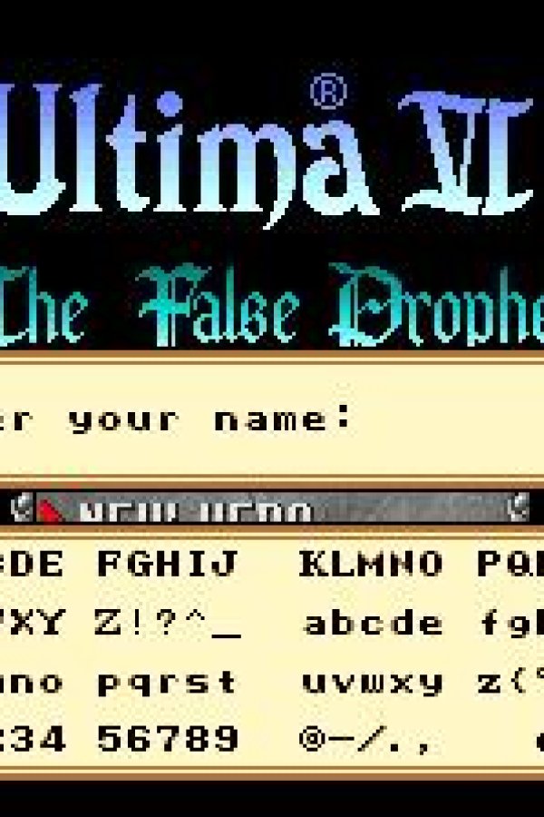 Capa de Ultima VI: The False Prophet