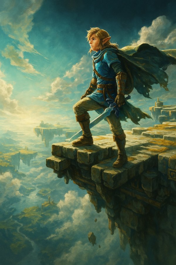 Capa de The Legend of Zelda: Tears of the Kingdom